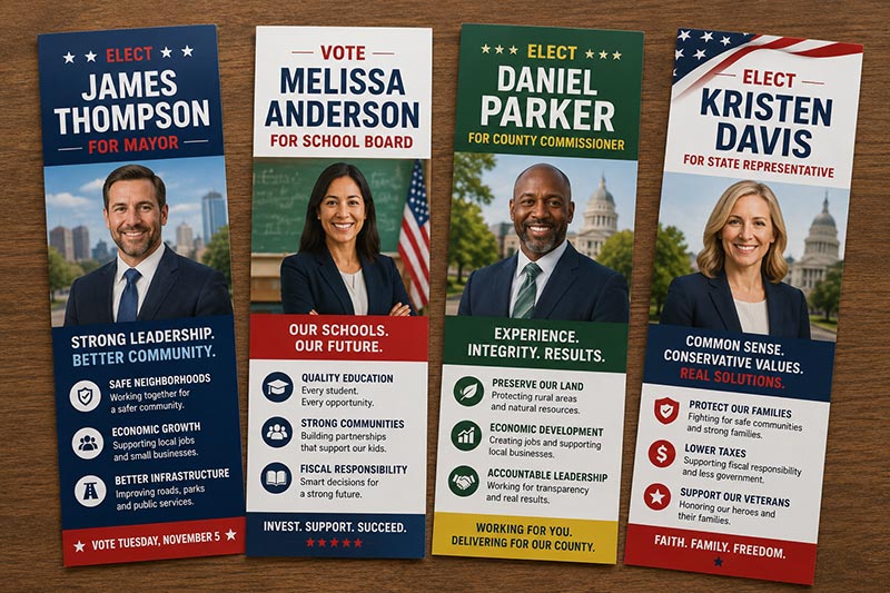 Political rack card