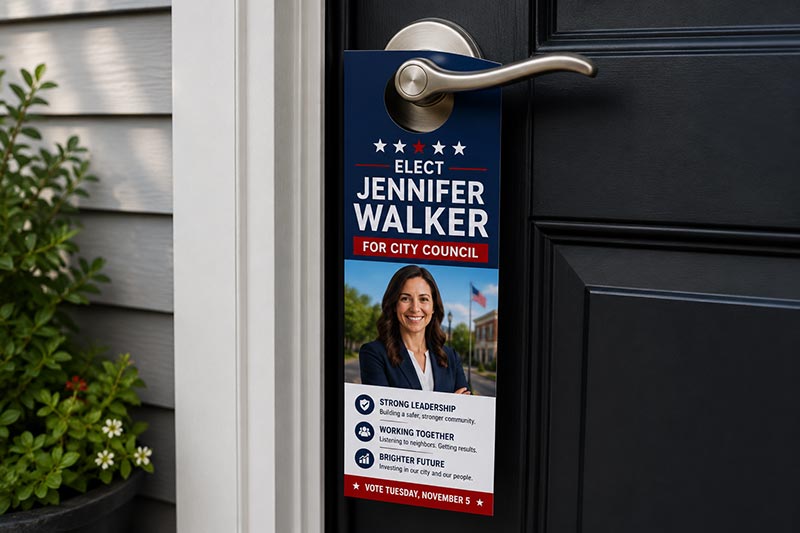 Political door hanger