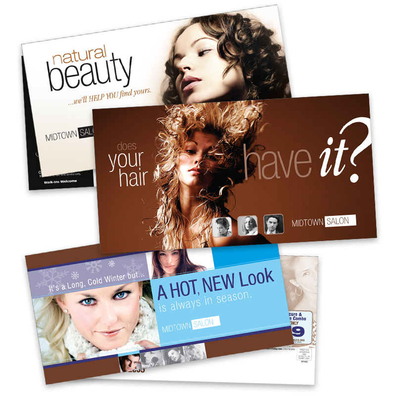 hair salon direct mail samples