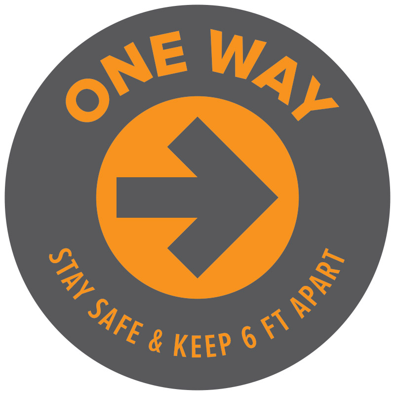one way decal