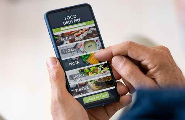 marketing for restaurant food delivery apps